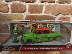 JADA TOYS 1/24 DC COMICS  BOMBSHELLS POISON IVY & 1953 CHEVY BEL AIR