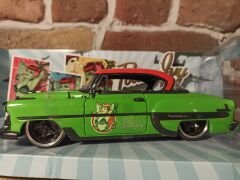 JADA TOYS 1/24 DC COMICS  BOMBSHELLS POISON IVY & 1953 CHEVY BEL AIR