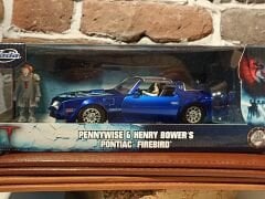JADA TOYS 1/24 ÖLÇEK.. PENNYWISE & HENRY BOWER'S.PONTİAC FIREBIRD.