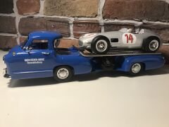 WERK83 1/18 MERCEDES ARABA TAŞIYICI.. 2 ARAÇ BİRDEN!