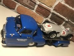 WERK83 1/18 MERCEDES ARABA TAŞIYICI.. 2 ARAÇ BİRDEN!