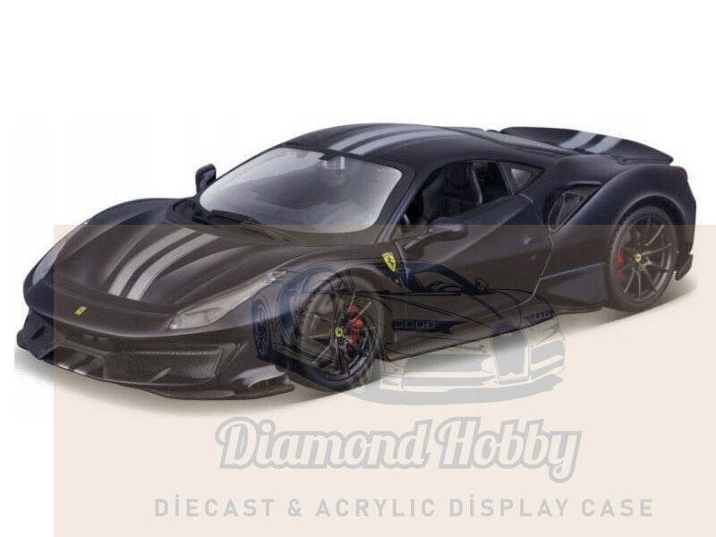 BURAGO 1/24 FERRARİ 488 PİSTA SİYAH