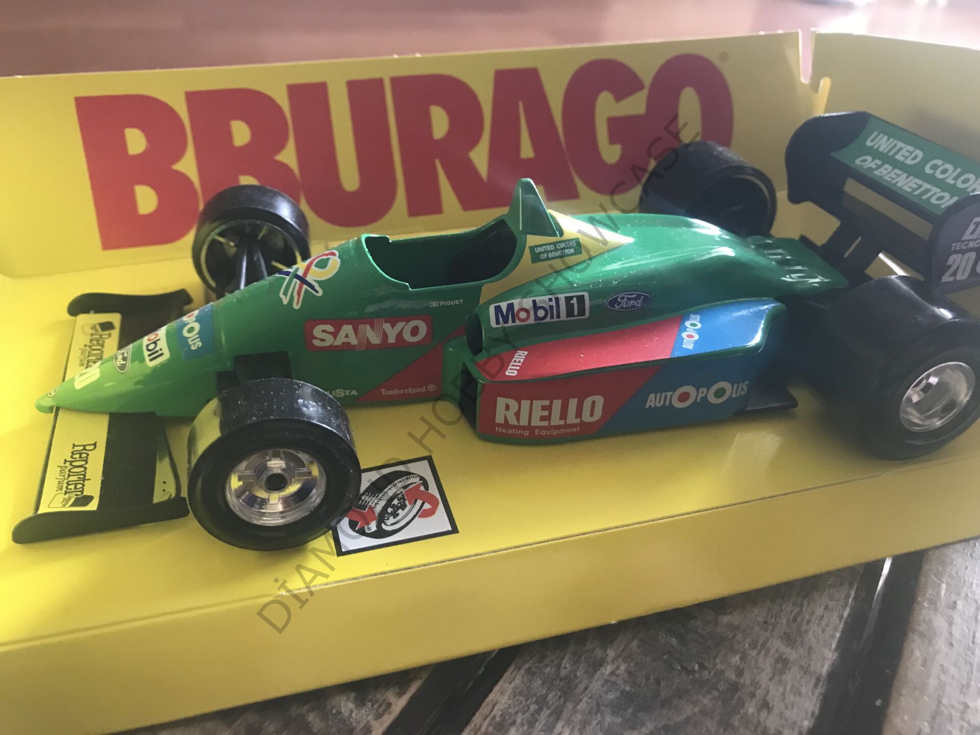 BURAGO 1/24 FORMULA 1 FORD BENETTON NO.20