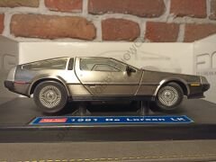 SUN STAR 1/18 ÖLÇEK -1981 MODEL DE LOREAN  -TIME MACHINE-ZAMAN MAKİNASI FİLM ARABASI-ikinci el