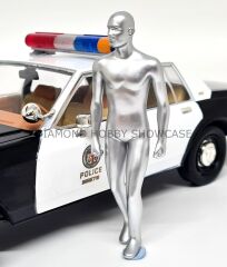 Greenlight 1/18 Terminator 2 Chevrolet Caprice 1987 Polis Arabası + T1000 Figürü