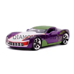 JADA TOYS 1/24 THE JOKER & 2009 CHEVY CORVETTE STINGRAY