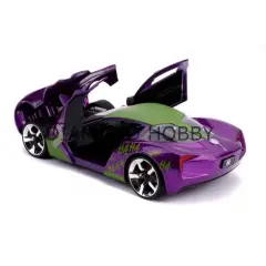 JADA TOYS 1/24 THE JOKER & 2009 CHEVY CORVETTE STINGRAY