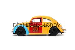 JADA TOYS SESAME STREET OSKAR THE GROUCH& 1959 VW BEETLE..1/24 ÖLÇEK