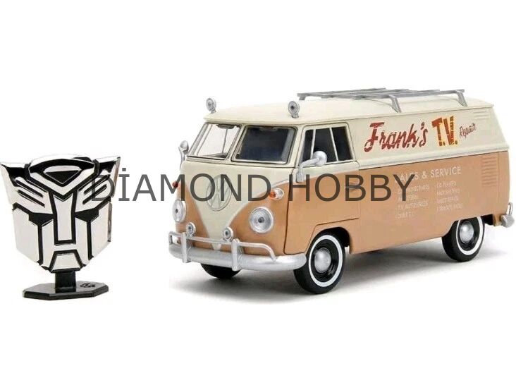 JADA TOYS TRANSFORMERS VOLKSWAGEN BUS WHEELJACK.1/24 ÖLÇEK