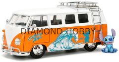 JADA TOYS.DİSNEY STİTCH & 1961 VOLKSWAGEN BUS. 1/24 ÖLÇEK..