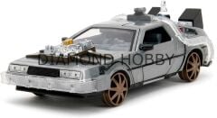 JADA TOYS 1/24.. BACK TO THE FUTURE PART 3 DELOREAN ..