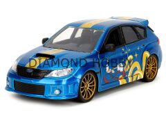 JADA TOYS 1/24..Sonic The Hedgehog  2012 Subaru Impreza WRX STI