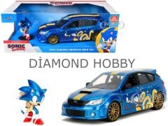 JADA TOYS 1/24..Sonic The Hedgehog  2012 Subaru Impreza WRX STI