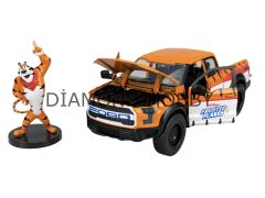 JADA TOYS 1/24 FROSTED FLAKES. TONY THE TİGER &2017 FORD F-150 RAPTOR