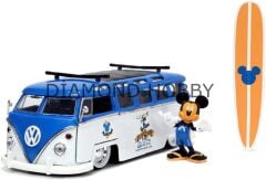 JADA  TOYS 1/24 Hollywood Rides 2022 Mickey Mouse Volkswagen T1 Otobüs