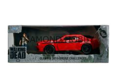 JADA TOYS 1/24 ÖLÇEK..THE WALKING DEAD GLEEN & 2015 DODGE CHALLENGER