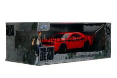 JADA TOYS 1/24 ÖLÇEK..THE WALKING DEAD GLEEN & 2015 DODGE CHALLENGER