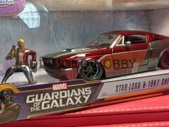 JADA TOYS 1/24 GUARDIANS OF THE GALAXY STAR-LORD & 1967 SHELBY GT-500