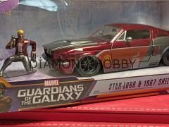 JADA TOYS 1/24 GUARDIANS OF THE GALAXY STAR-LORD & 1967 SHELBY GT-500