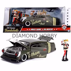 JADA TOYS 1/24 HARLEY QUINN & 1951 MERCURY