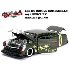 JADA TOYS 1/24 HARLEY QUINN & 1951 MERCURY