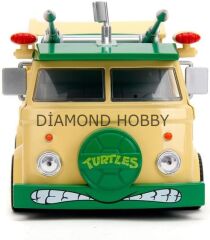 JADA TOYS 1/24 NINJA TURTLES DONATELLO & PARTY WAGON