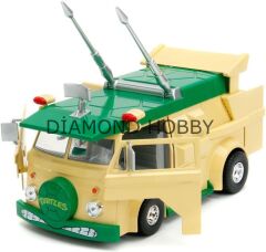 JADA TOYS 1/24 NINJA TURTLES DONATELLO & PARTY WAGON