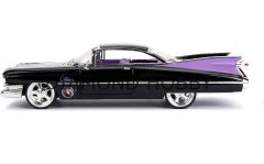 JADA TOYS 1/24 CATWOMAN & 1959 CADILLAC COUPE DEVILLE