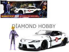 JADA TOYS 1/24 ROBOTECH ROY FOCKER & 2020 TOYOTA SUPRA