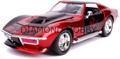 JADA TOYS 1/24 HARLEY QUINN & 1969 CHEVY CORVETTE STINGRAY