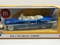 JADA TOYS 1/24 M&M BLUE & 1956 CADILLAC ELDORADO