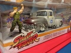 JADA TOYS 1/24 STREET FIGHTER GUILE & 1956 FORD F-100