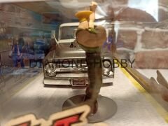 JADA TOYS 1/24 STREET FIGHTER GUILE & 1956 FORD F-100
