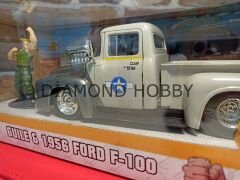JADA TOYS 1/24 STREET FIGHTER GUILE & 1956 FORD F-100