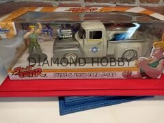 JADA TOYS 1/24 STREET FIGHTER GUILE & 1956 FORD F-100