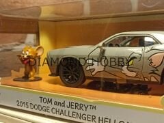 JADA TOYS 1/24 TOM AND JERRY & 2015 DODGE CHALLENGER HELLCAT