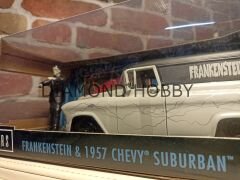 JADA TOYS 1/24 FRANKENSTEIN & 1957 CHEVY SUBURNAY