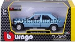 BURAGO 1/24 ÖLÇEK MERCEDES-BENZ 190 E 2.6