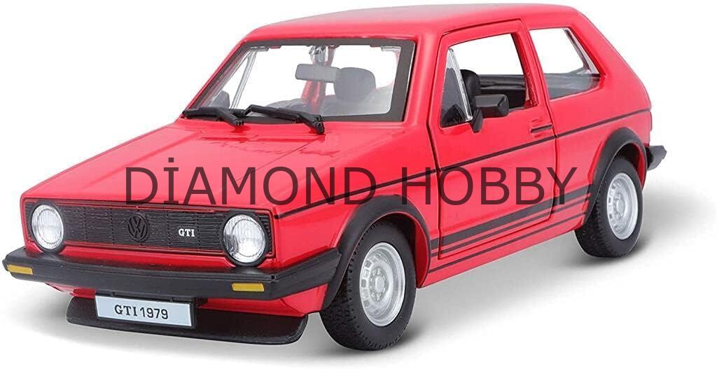 BURAGO 1/24 VOLKSWAGEN GOLF Mk1 GTI-1979