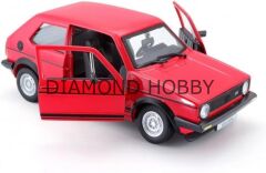 BURAGO 1/24 VOLKSWAGEN GOLF Mk1 GTI-1979