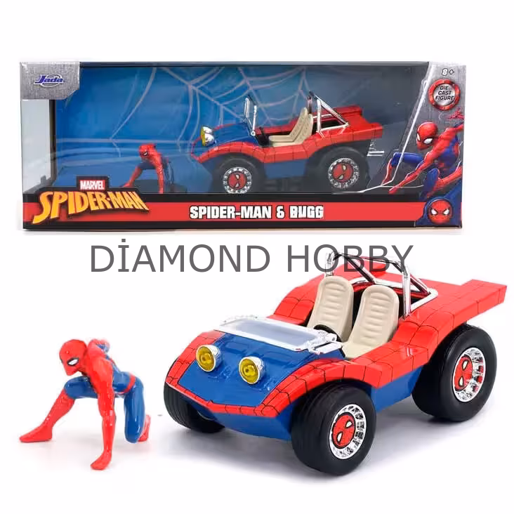 JADA TOYS 1/24 ÖLÇEK SPİDER-MAN & BUGGY