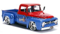 JADA TOYS 1/24 SUPERGIRL & 1956 FORD F-100 PICKUP