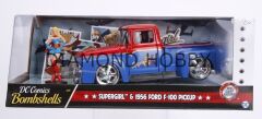 JADA TOYS 1/24 SUPERGIRL & 1956 FORD F-100 PICKUP