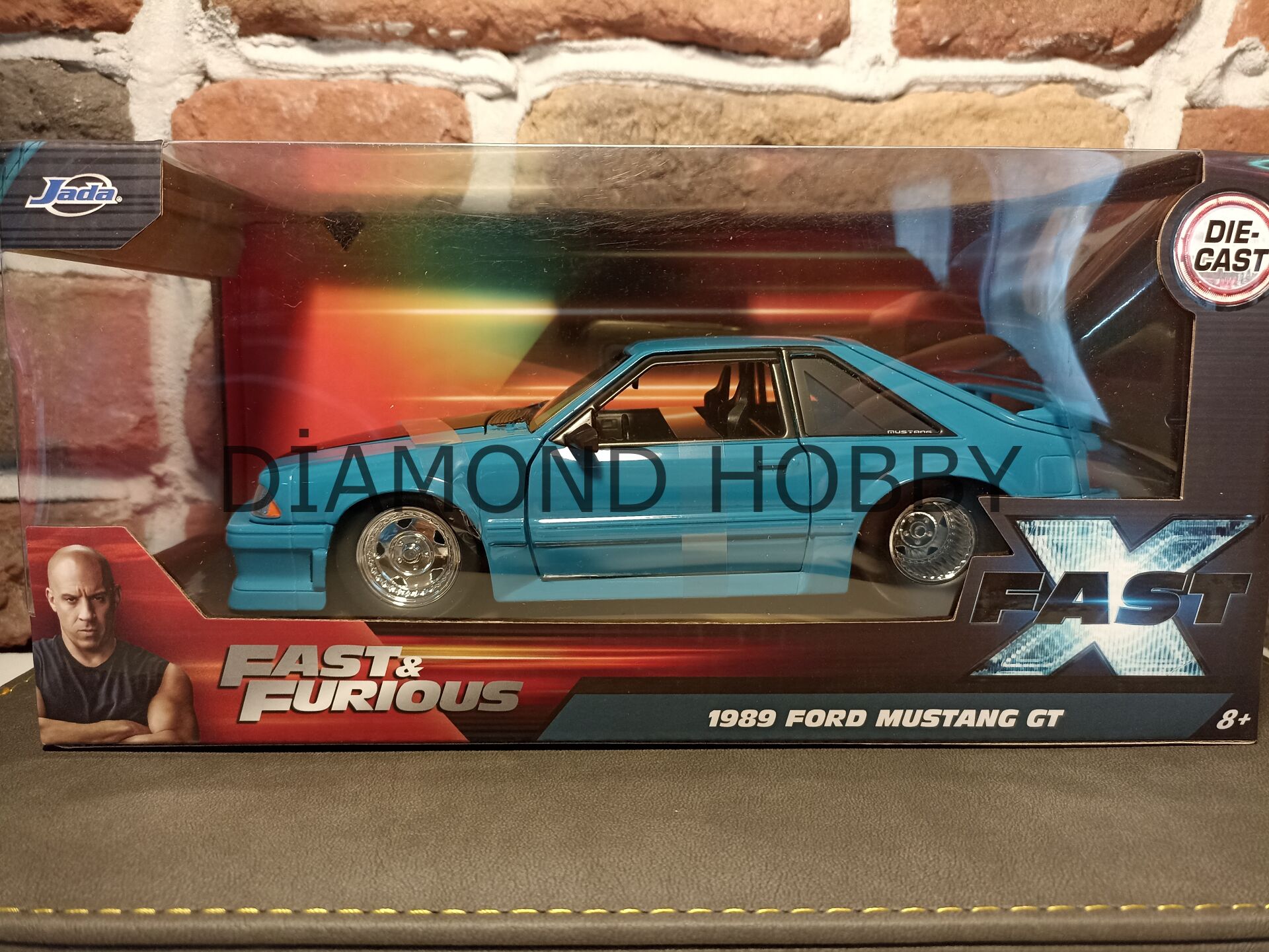JADA TOYS 1/24 ÖLÇEK  FAST &FURIOUS 1989 FORD MUSTANG GT