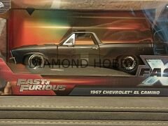 JADA TOYS 1/24 ÖLÇEK  FAST &FURIOUS 1967 CHEVROLET EL CAMINO