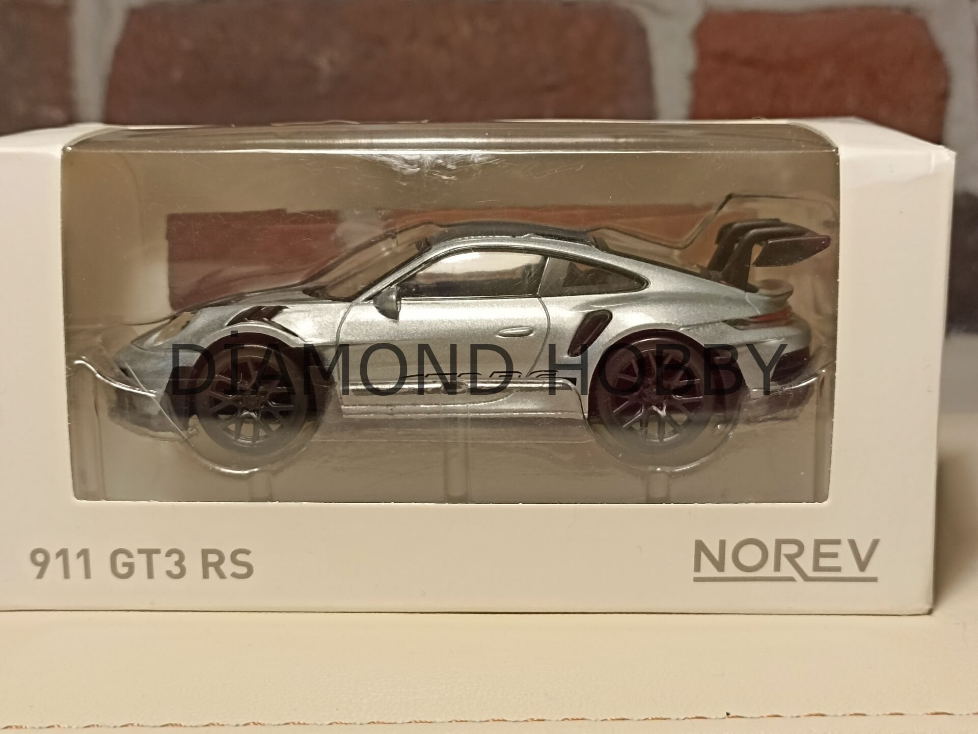 NOREV 1/43 ÖLÇEK PORSCHE 911 GT3 RS (gri)