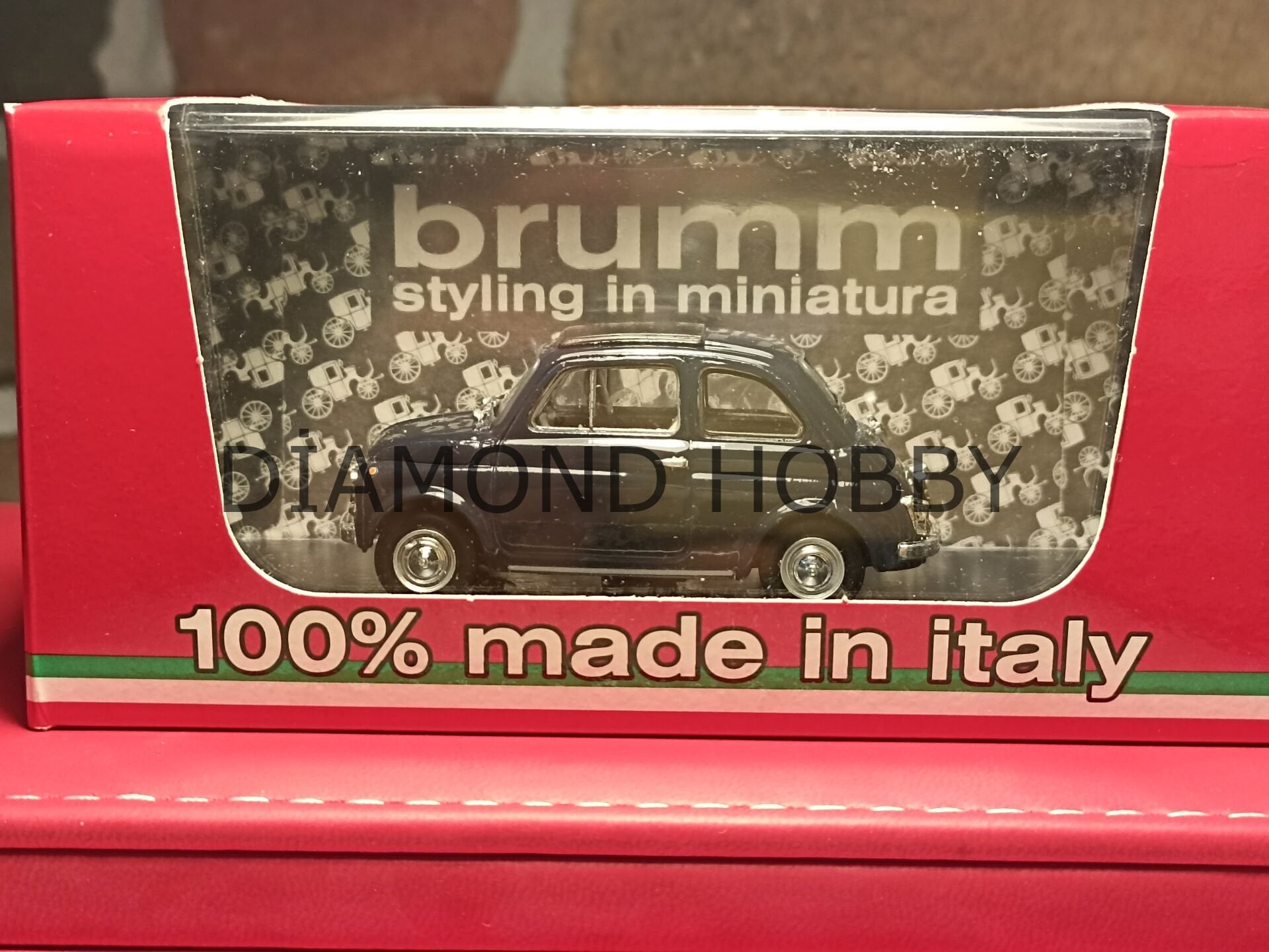 BRUMM 1/43 FIAT 500F 1965 SİYAH (2. EL)