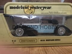 MATCHBOX MODEL OF YESTERYEAR 1938 HISPANO SUIZA  (2. EL)