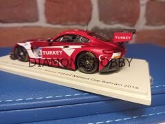 SPARK 1/43 ÖLÇEK TEAM TURKEY.MERCEDES AMG GT3 Winner BAHRAİN CUP