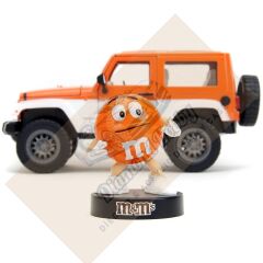 JADA TOYS 1/24 ÖLÇEK  M&M's ORANGE &2007 JEEP WRANGLER